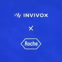 Illustration carrée de la collaboration entre Roche et Invivox.com